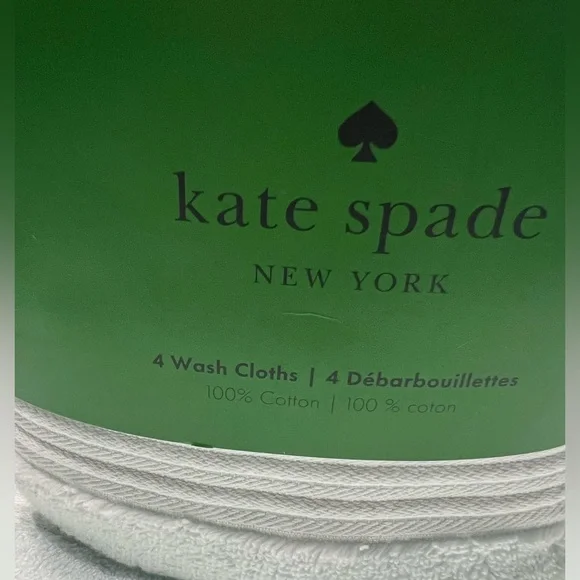 Kate Spade New York Mint Green 6 piece Bath Towels Set
